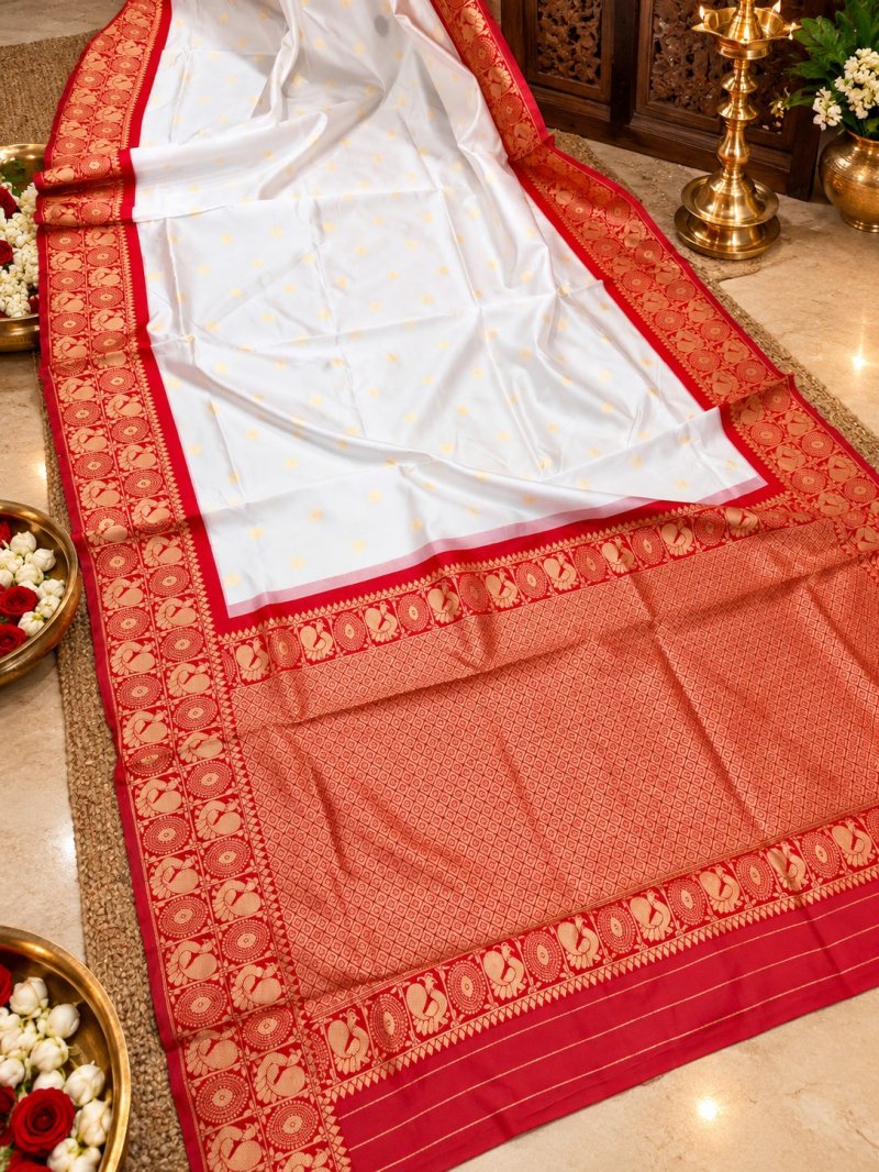 Bangoli By Aab Art Silk Jacquard Border Saree